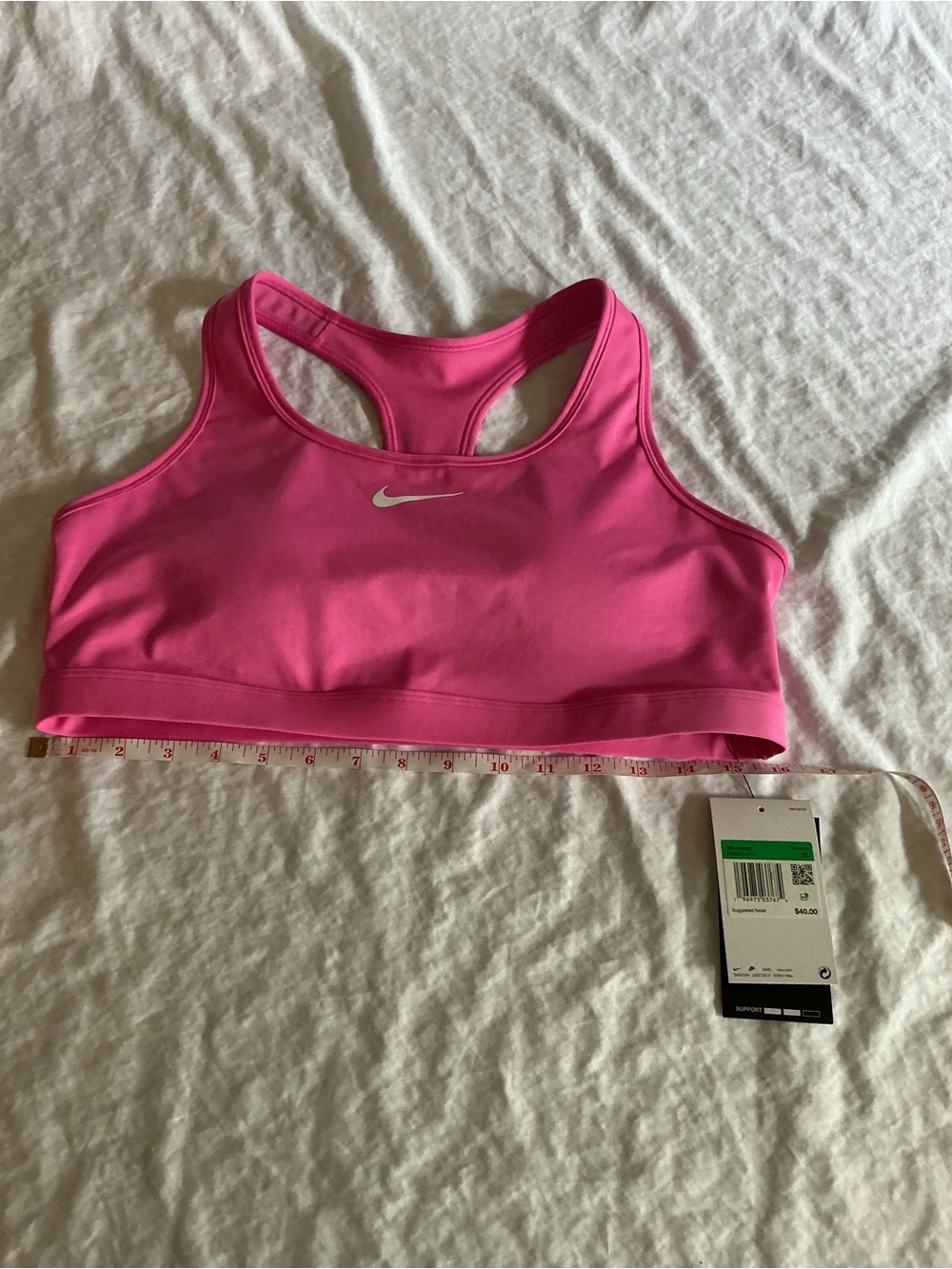 Nike Dri-FIT Swoosh Medium Support Sports Bra Pink XL NWT